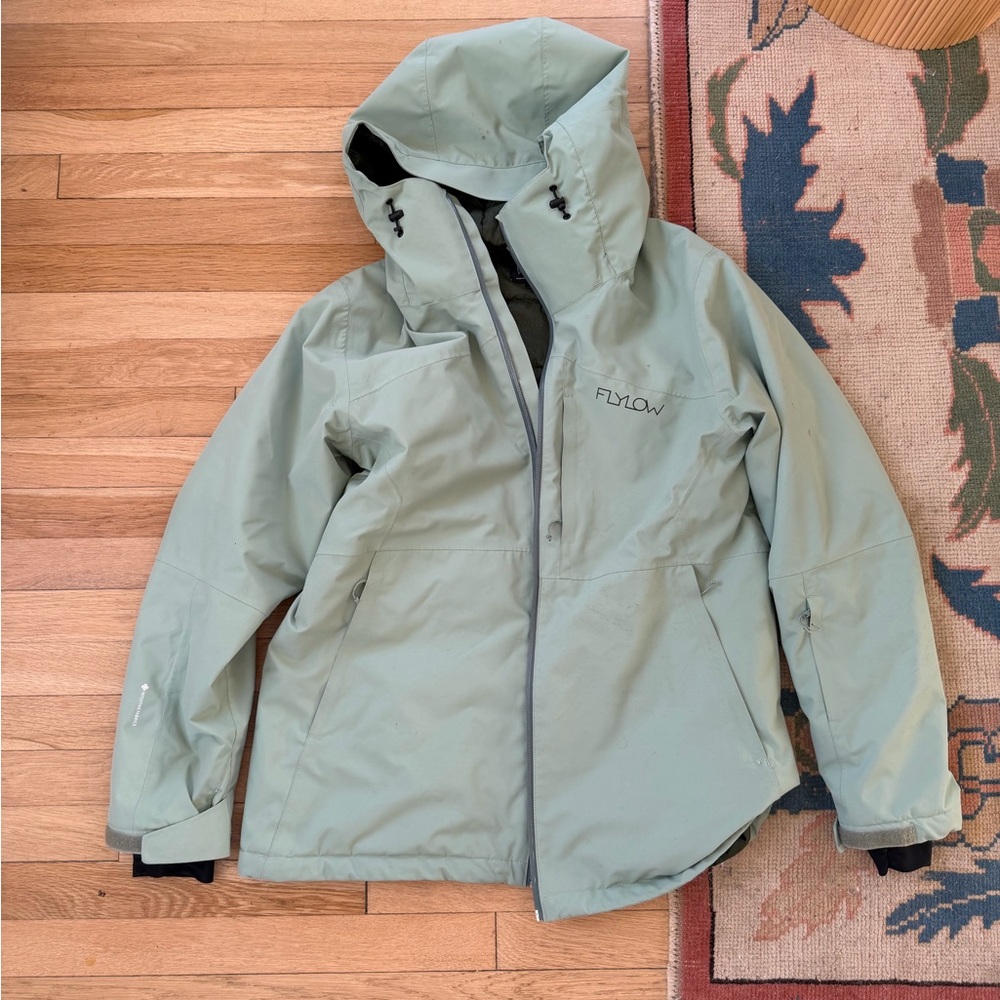 Flylow Light Green Hooded Jacket